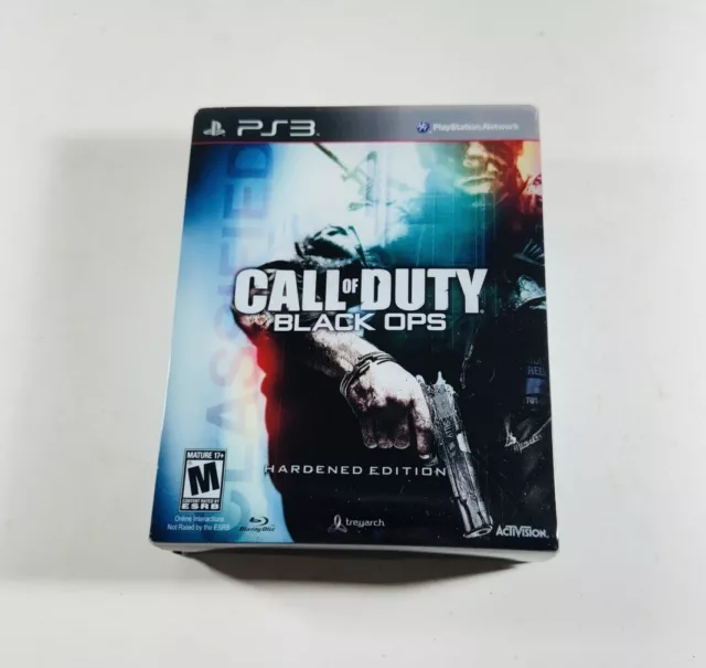 Call Of Duty Black Ops Hardened Edition PS3 Complete Slip Cover Medal CIB ML282