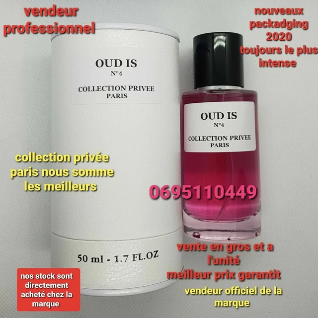 Parfum Collection Privée Bois N1 Gris - Ambre Oud Suprême - 50ml - Neuf - Fabriqué En France