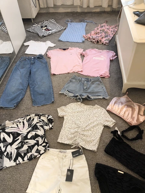 Bundle girls summer clothes age 11-12 years River Island Zara Puma Gant