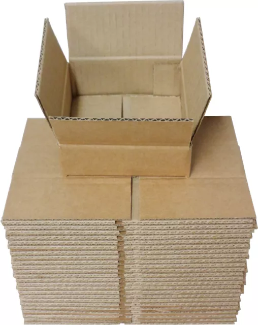 (25) CDBC05 5 CD Boxes Mailers Storage Brown Cardboard Shipping Collection Store