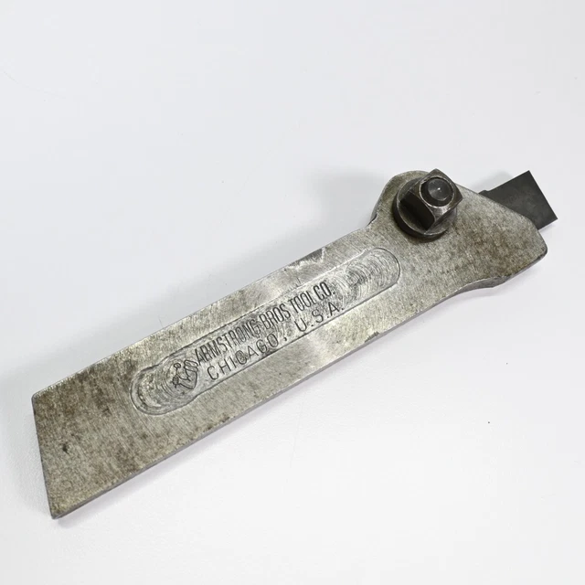 Vintage Armstrong Cut-Off Tool Holder - Lathe