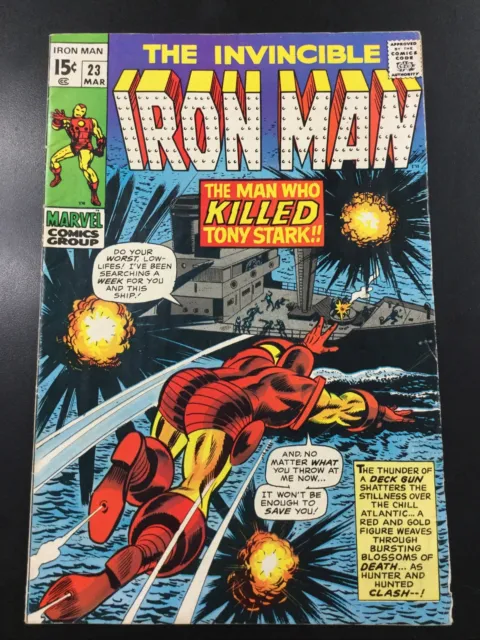 The Invincible IRON MAN #23  Marvel  1969 Silver Age