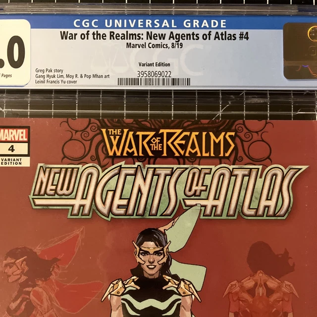 🔥War of the Realms New Agents of Atlas #4  Yu 1:25 variant Marvel 2019🔥 3