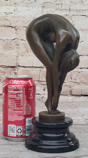 Bronce Carne Mujer Niña Modelo Erótico Escultura Liquidación Arte Estatua Mármol 2