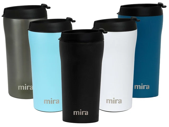 MIRA 12 oz Stainless Steel Insulated Travel Mug for Coffee & Tea