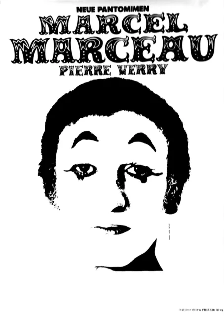 Neue Pantomime Marcel Marceau. Pierre Verry. Photo Jean Lattes