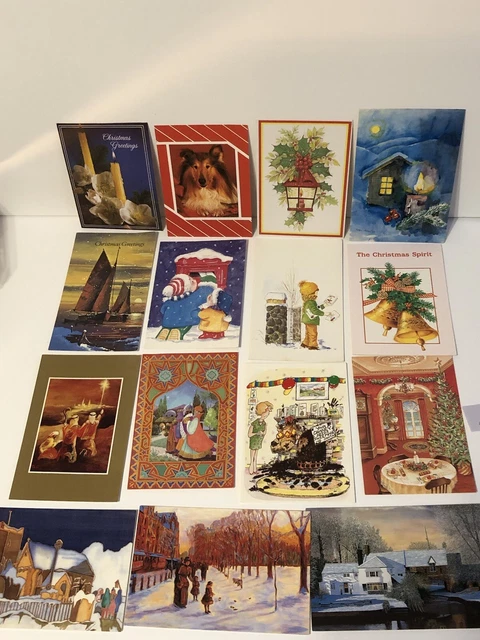 vintage &. modern  xmas cards