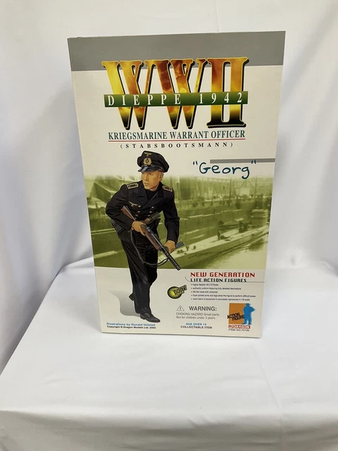 Dragon Models 70195 – Officier Marinier Kriegsmarine Dieppe 1942 'Georg' – 1/35 – Neuf