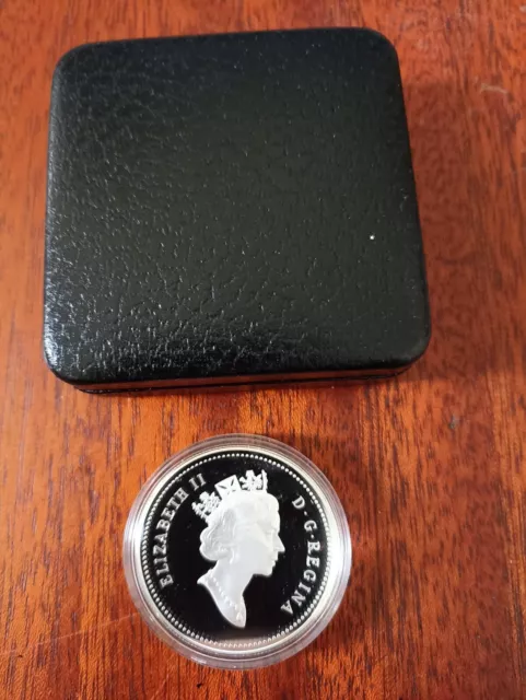 Canada 1992 - Moneda De Plata De Un Dolar , Con Caja - Mint 2