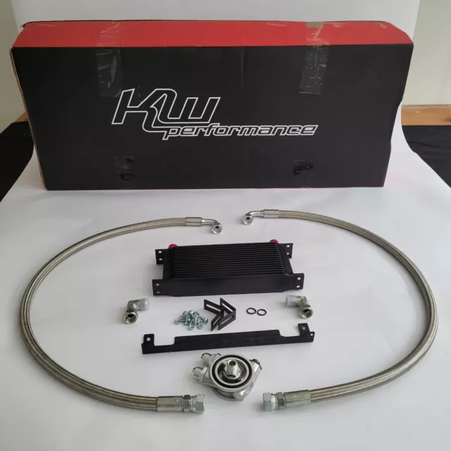 Neu Tuning Universal Ölkühler Set 16 Reihen AN10 VR6 16V 1.8T 8V Turbo Dash 10