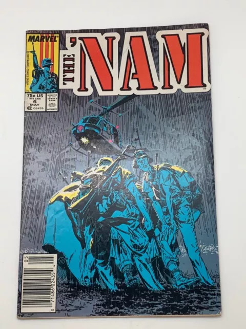 C7 The Nam  6 May 1986  Marvel Comic Book Monsoon