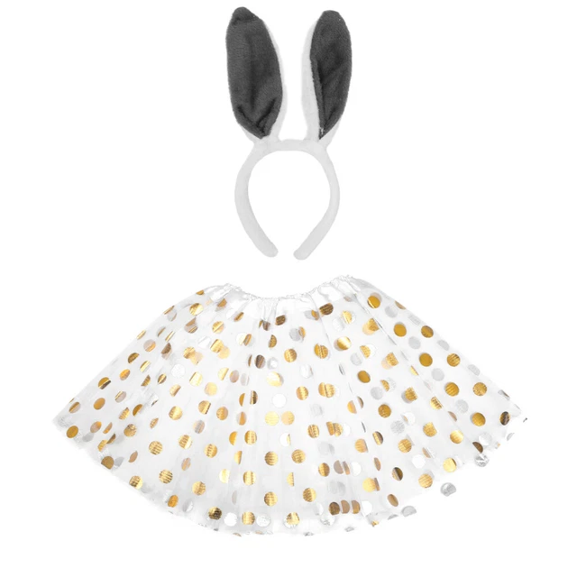 Abito pasquale abbigliamento ragazza fascia per fronte per bambini goppe da balletto bambino