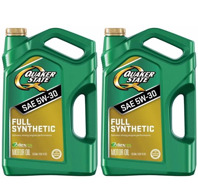 (2 PACK) QUAKER State Full Synthetic 5W30 Motor Oil, 5Quart 40.95