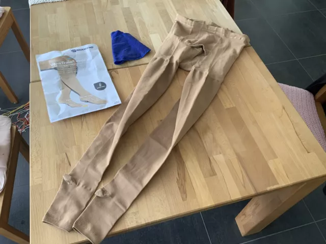 Venotrain IMPULS Herren Kompressionsstrumpfhose, Beige, Mass, ca. M/L,Ungetragen