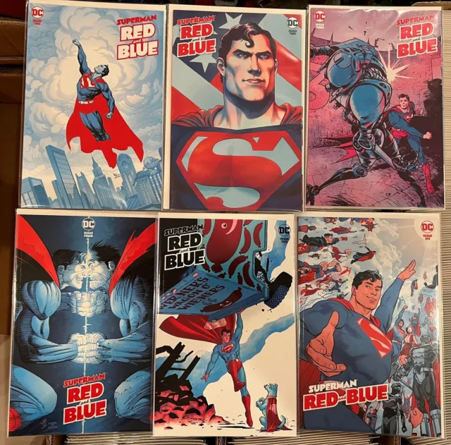 Superman Red & Blue #1 2 3 4 5 6 / 1St Print Cover A Set Nm