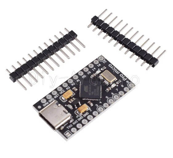 NEW ATMEGA32U4 PRO Micro Controller Board for Arduino Pro Micro Type-C ...