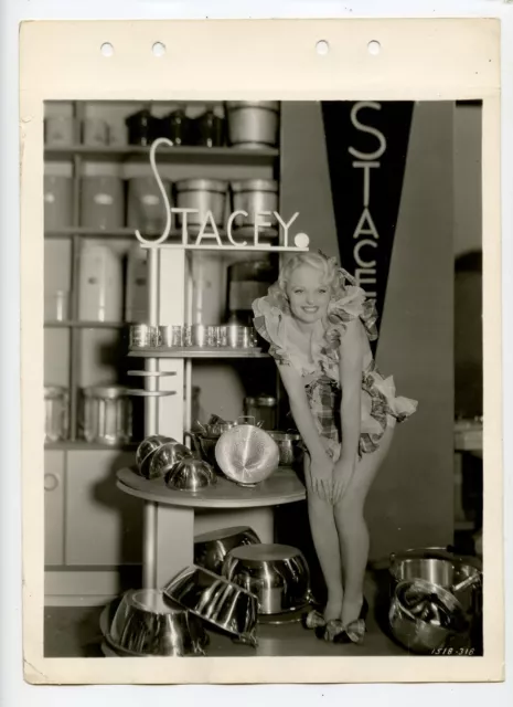 1930s Movie Original CUTE STARLET Blond Cutie Beauty 8x10 publicity photo still
