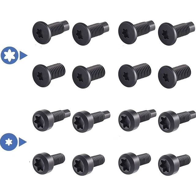 OnlyTech Kit Viti Interne Di Ricambio Per IPhone 13 Pro Max – Set Vite Inferiore Nero, Compatibile Solo 13 Pro Max