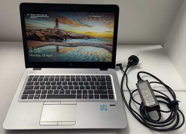 HP EliteBook 840 G3 Laptop 14''i5-6300U@2.40GHz 8GBRAM 256GBSSD USB-C DP VGA