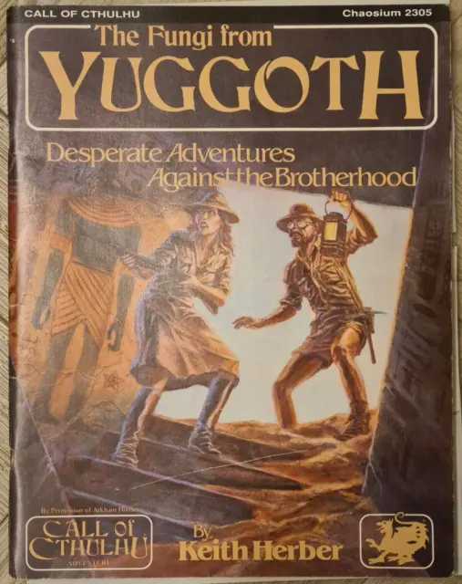 The Fungi from Yuggoth 1984 Call of Cthulhu RPG Lovecraft Chaosium 2305 raro