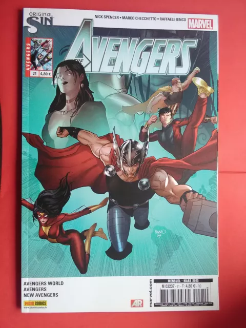 Marvel Original Sin - Avengers - Panini Comics Vf - 2015 - N°21 - M03237 - 4864