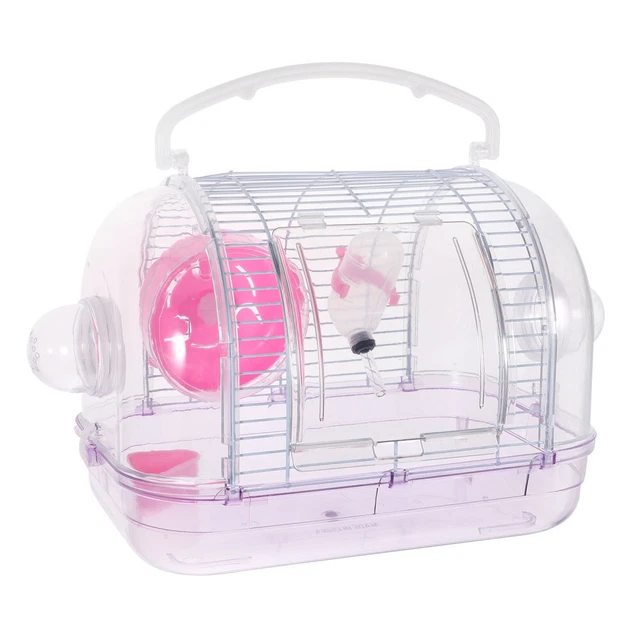1 pieza soporte de hámster mascota bolsa de salida soporte de erizo