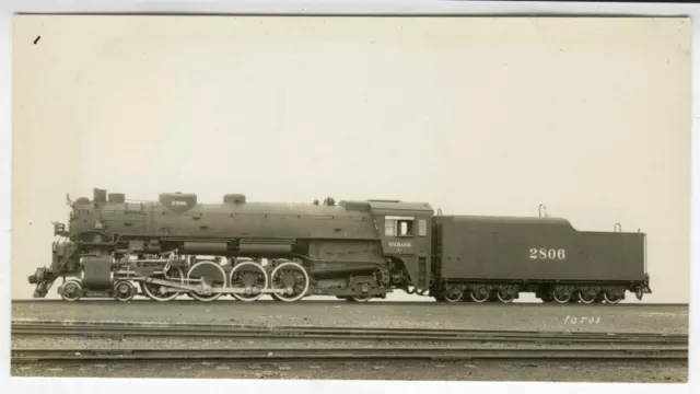 1930s Photograph Steam Engine Baldwin Locomotive Works, Wabash Railway Railroad