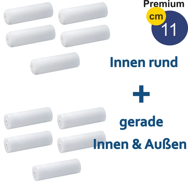 Set 10 Tlg lackierwalze Schaumwalzen Farbrolle Lackwalzen Lackrolle Schaumwalze