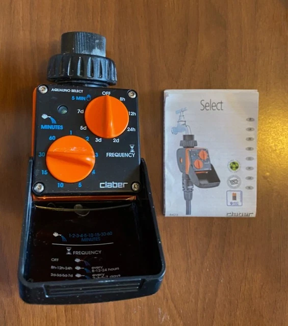 Claber 8423 Aquauno Select Centralina Programmatore Irrigazione Prato Giardino 2