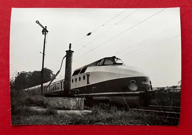 DDR Eisenbahn Foto 1981 KARLEX DR BR 175 019-9 am Bk. Beiersdorf   ( 129723