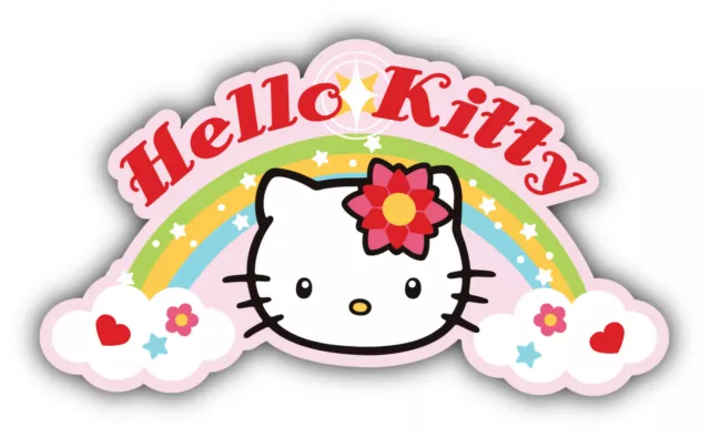 Hello Kitty Cartoon Sticker Bumper Decal - ''SIZES''
