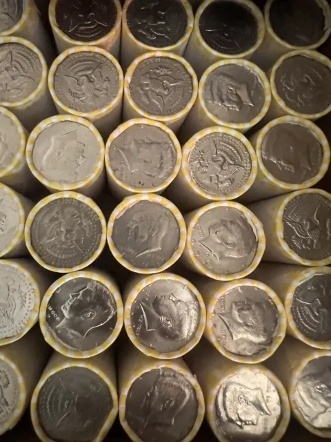 Unsearched Kennedy Half Dollar Coin Rolls  Loomis  Rolls