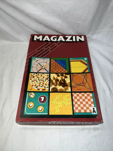 MAGAZIN - Spika Brettspiele -DDR Plasticart - Sehr Gut Erhalten 1987