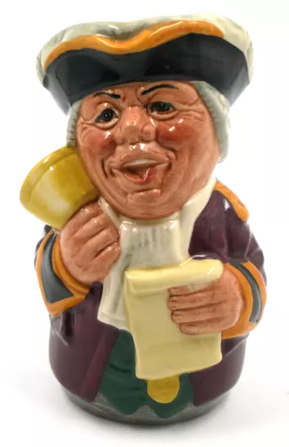 Royal Doulton Character Toby Jug Doultonville Mr Tonsil The Town Crier D6713