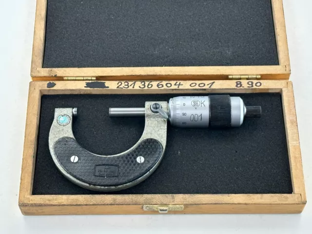 Bügelmessschraube Mikrometer H&K 25-50 mm mit Zählerwerk RHV21042