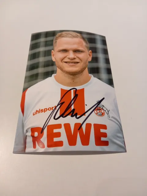 Signiertes Foto Benno Schmitz 1.FC Köln  NEU