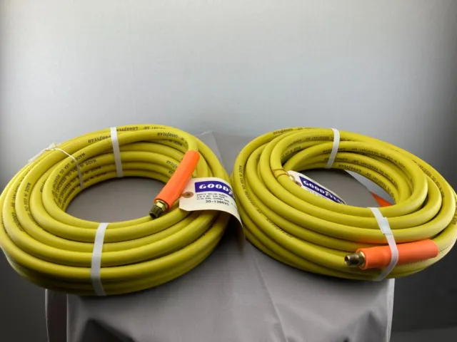 Goodyear 25' ft. x 1/2 in. Rubber Air Hose 250 PSI Air Compressor Hose  12191