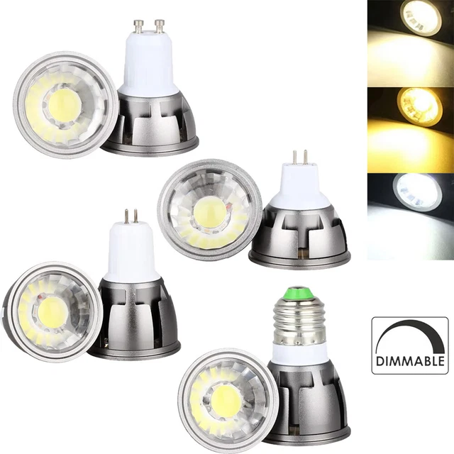 Lot De 8 Ampoules LED E27 5W COB - Très Brillantes (470-500lm) - CE Et RoHS
