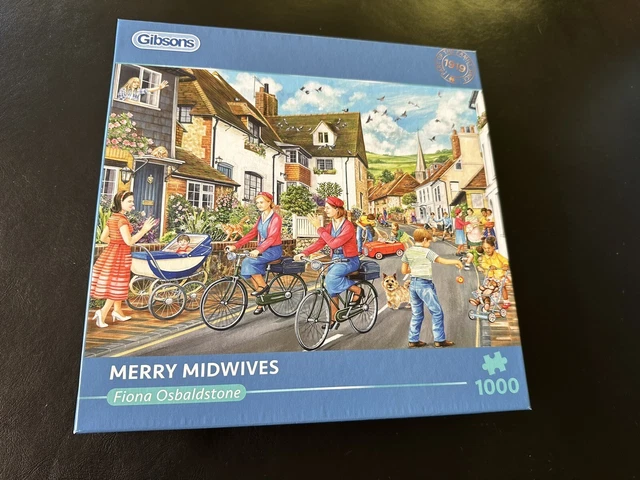 GIBSON’S MERRY MIDWIVES 1000 Piece Jigsaw 2024 Release £8.50 - PicClick UK