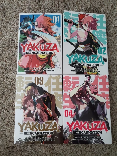 Yakuza Reincarnation Vol 1-4 Manga Seven Seas Isekai Fantasy UNREAD