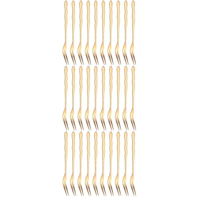 3 utensilios de cocina horquillas de frutas tenedores de pepino horquilla fruta cuchara juego de 10