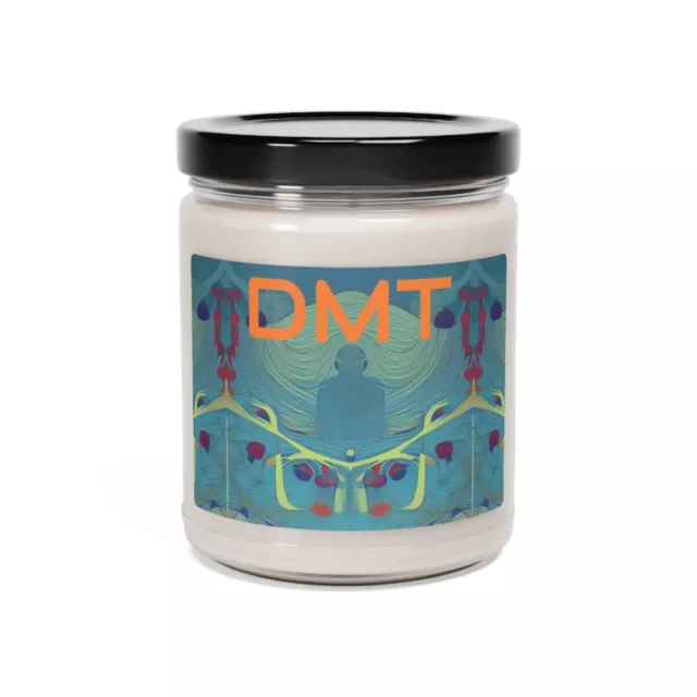 DMT Psychedelic Psychedelics Fan Scented Soy Candle, 9oz