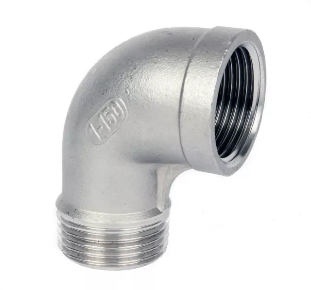 Stainless Steel Pipe Fittings  :  Marine Grade 316  :  BSP Threaded