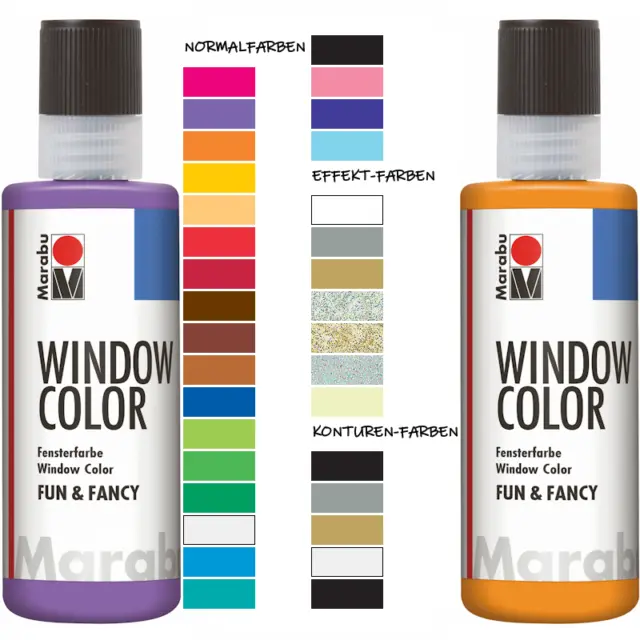 Marabu Window Color fun & fancy 80ml-Flasche