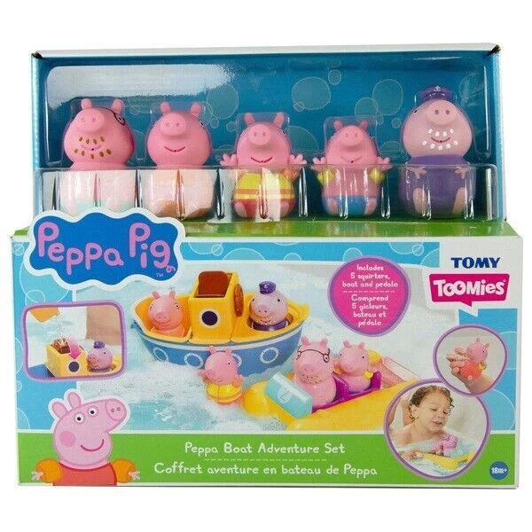 Ensemble d'aventure Peppa Pig Boat TOMY Toomies