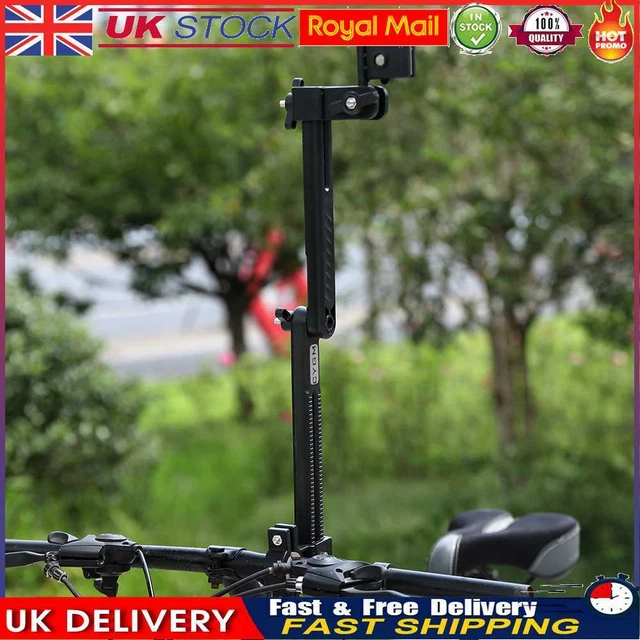 Bike Parasol Umbrella Mount Holder for Wheelchair Bicycle Stroller (Grey)