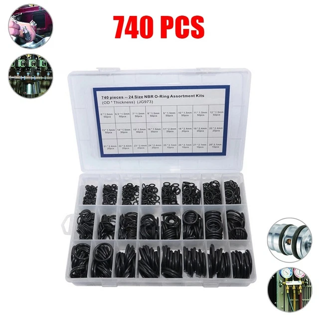 Assortimento O Ring set 1 set 740 pezzi accessori aria condizionata auto