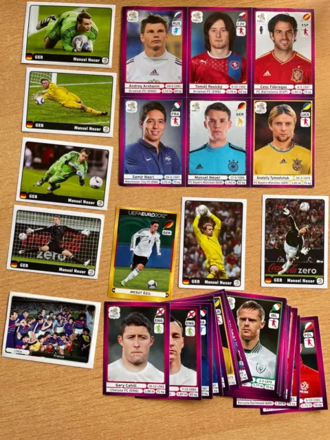 Panini EM Euro 2012 - 44 Sammelbilder - Originale