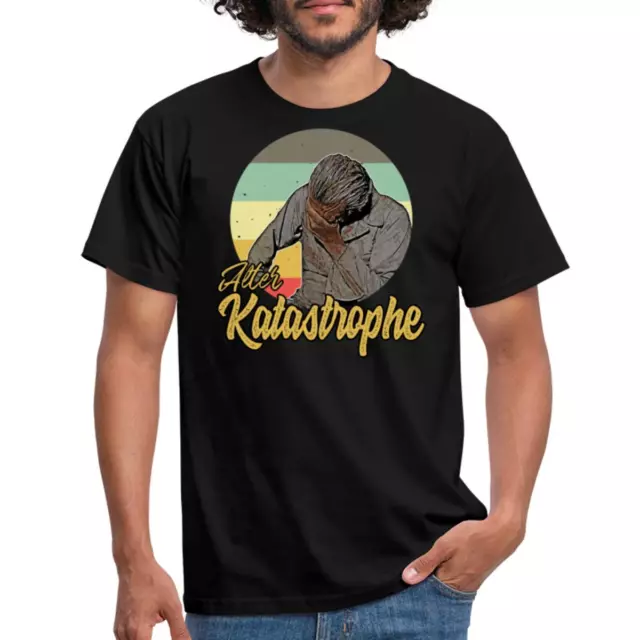 Alter Katastrophe Retro Vintage Style Männer T-Shirt