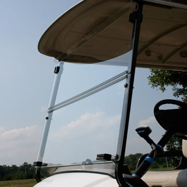 Yamaha Drive2 2017 + Golf Cart Urto Resistente Pieghevole Parabrezza Trasparente